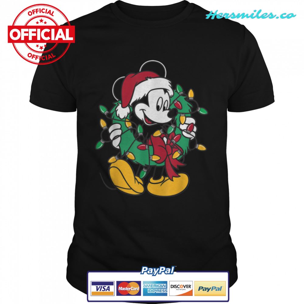Disney Mickey Mouse Christmas Lights T-Shirt