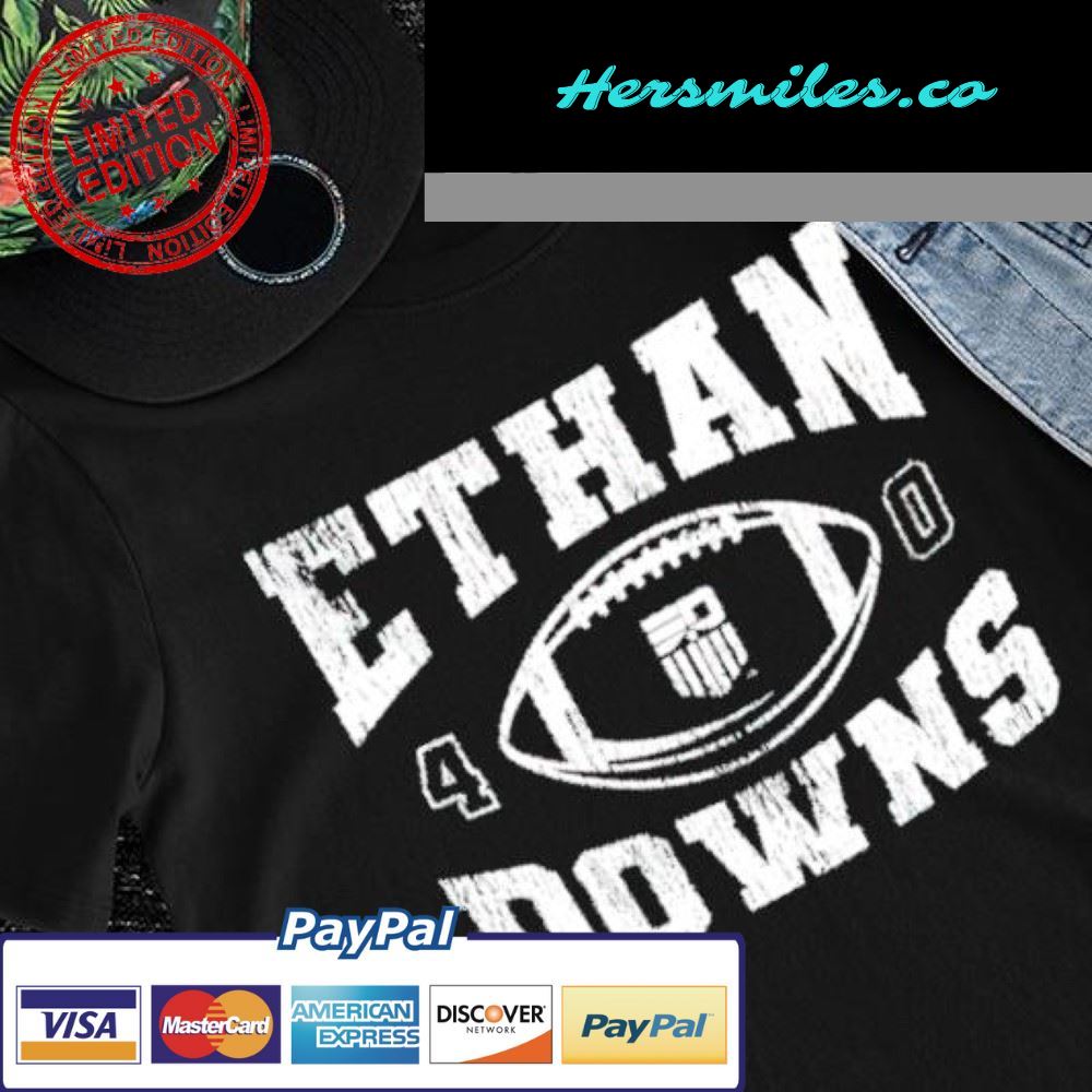 Ethan Downs football 4 0 art shirt