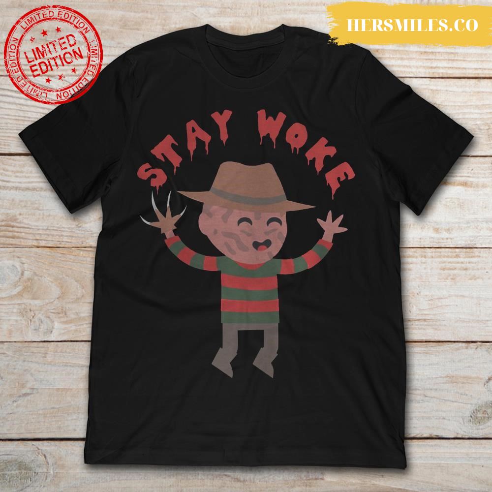 Freddy Krueger Chibi Stay Woke T-Shirt