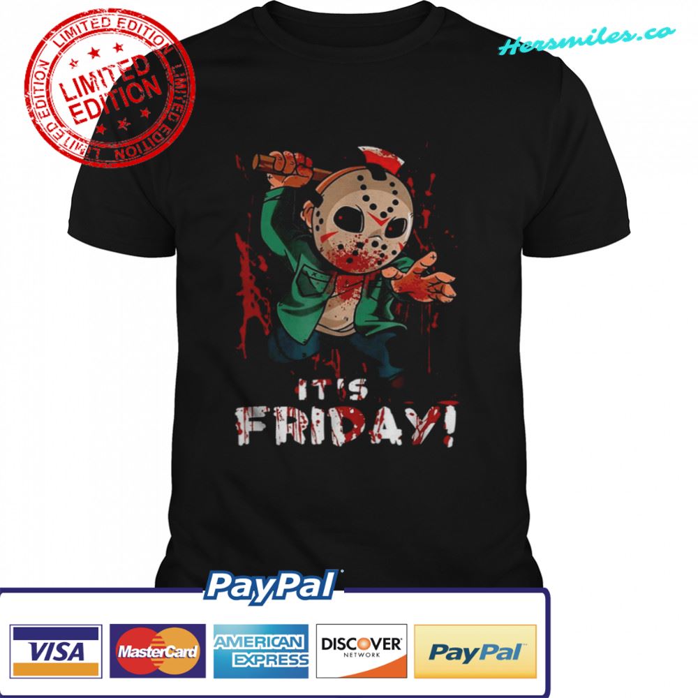 Friday 13th Funny Halloween Horror Graphic Horror Movie Cartoon Style shirt