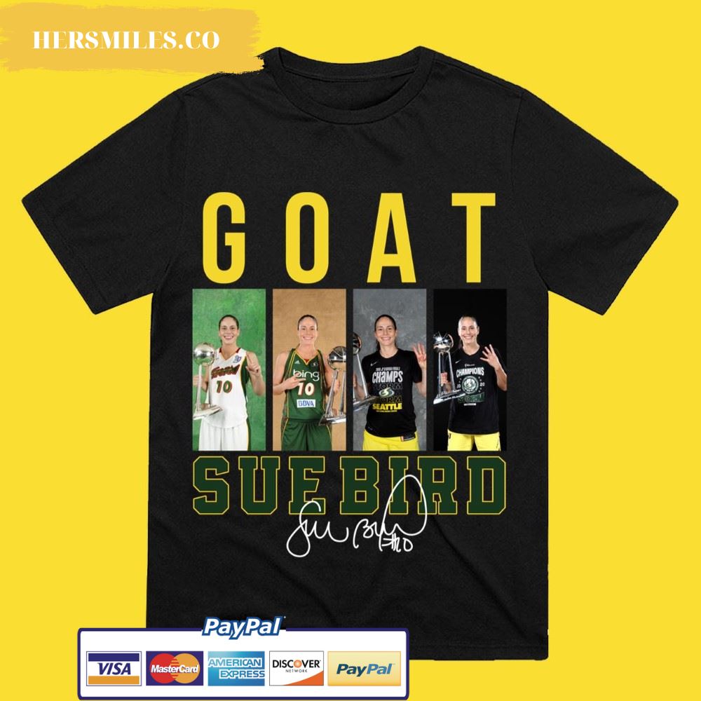 Goat Sue Bird Legend Basketball Signature Vintage Shirts
