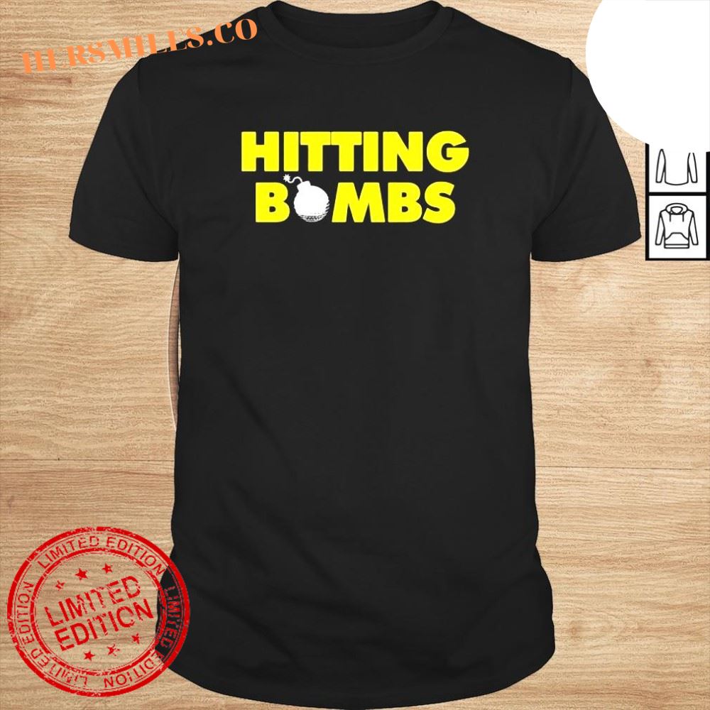 Golf Hitting Bombs Green Shirt