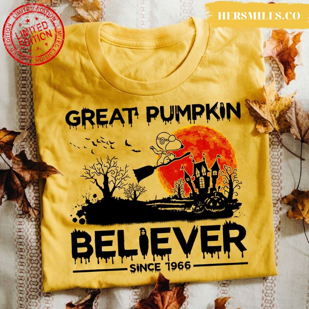 Great Pumpkin Believer Since 1966 Snoopy T-Shirt