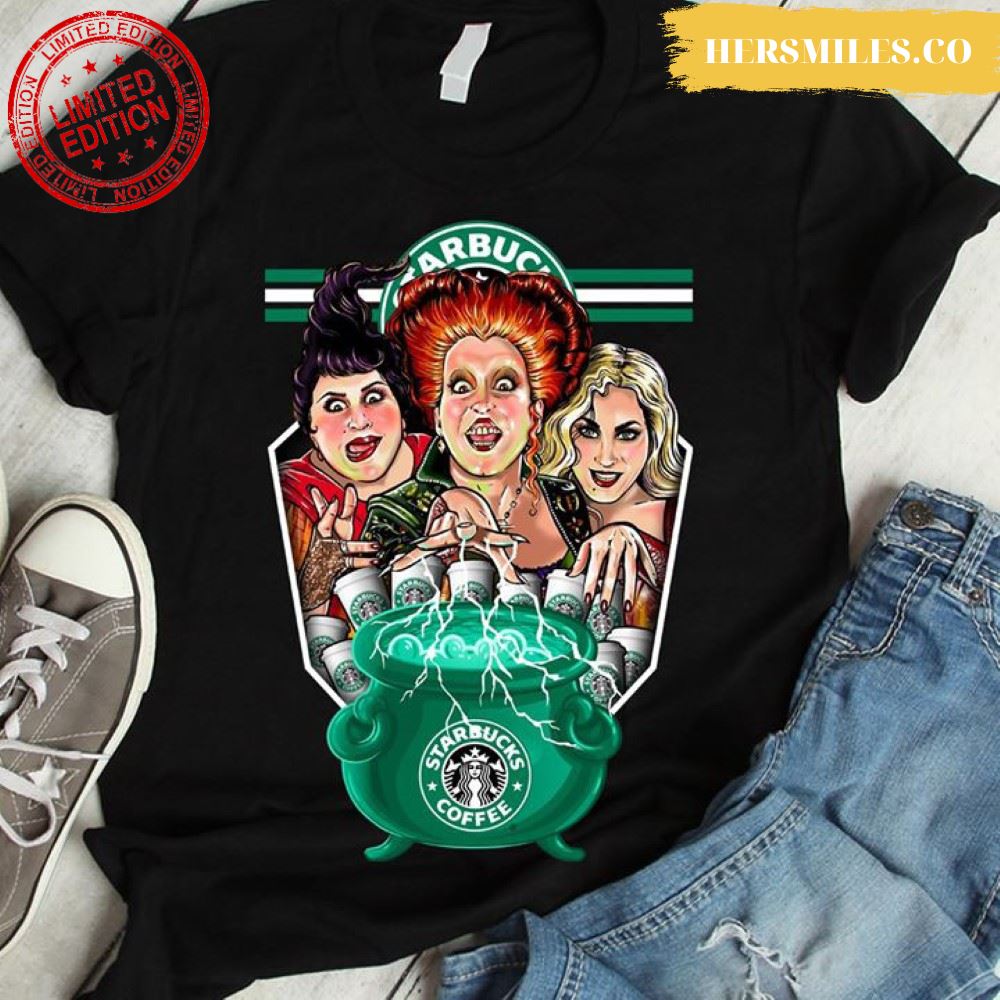 Halloween Hocus Pocus Starbucks Coffee T-Shirt