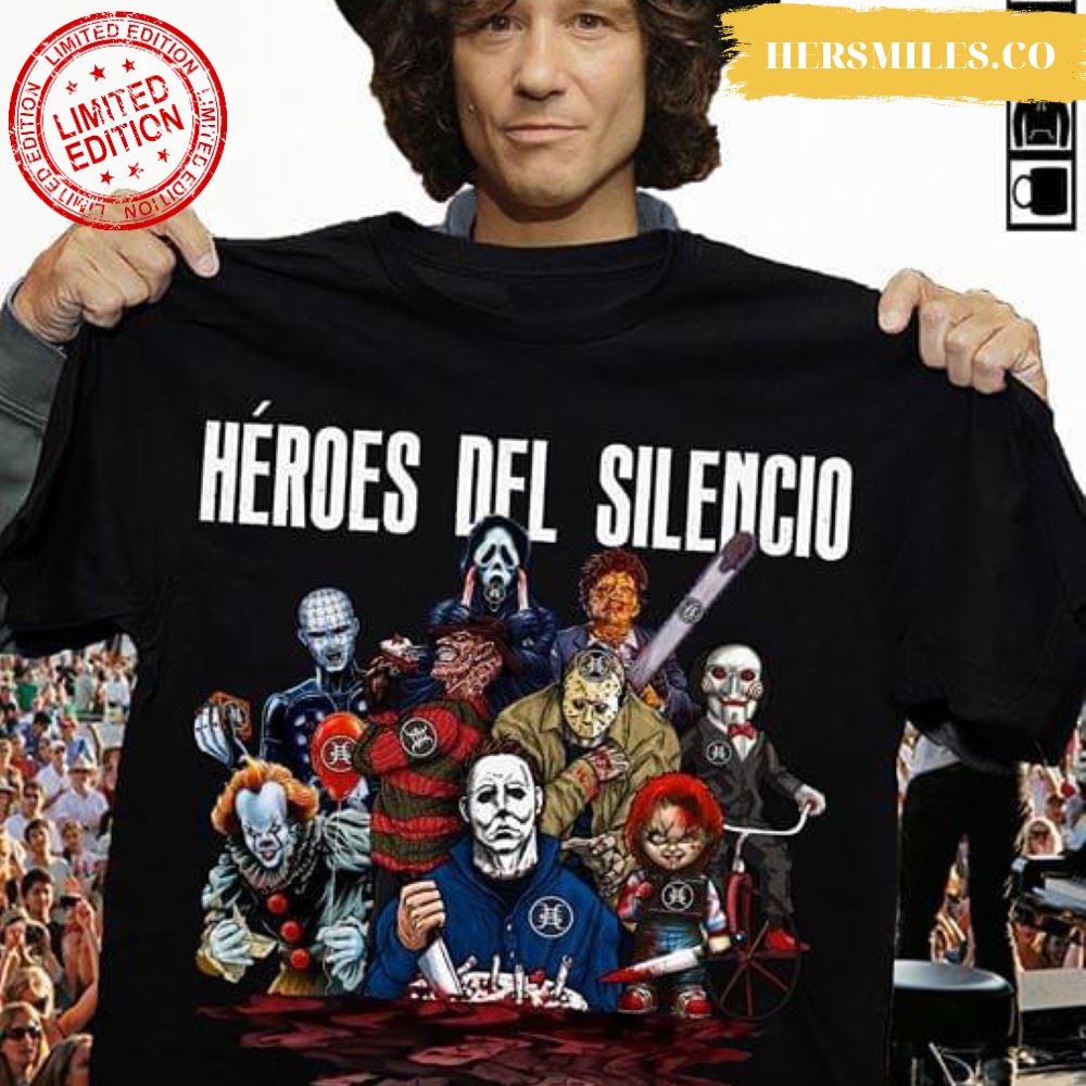 Halloween Horror Characters Héroes Del Silencio T-Shirt