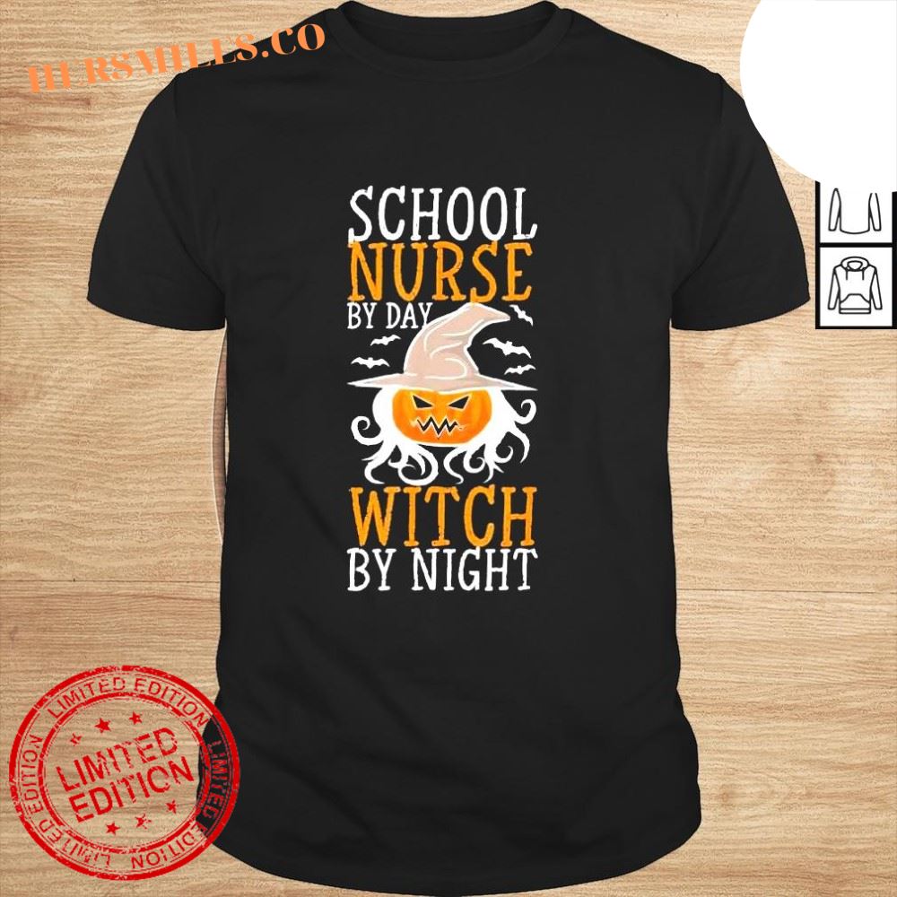 Halloween Witch &amp School Nurse TShirt