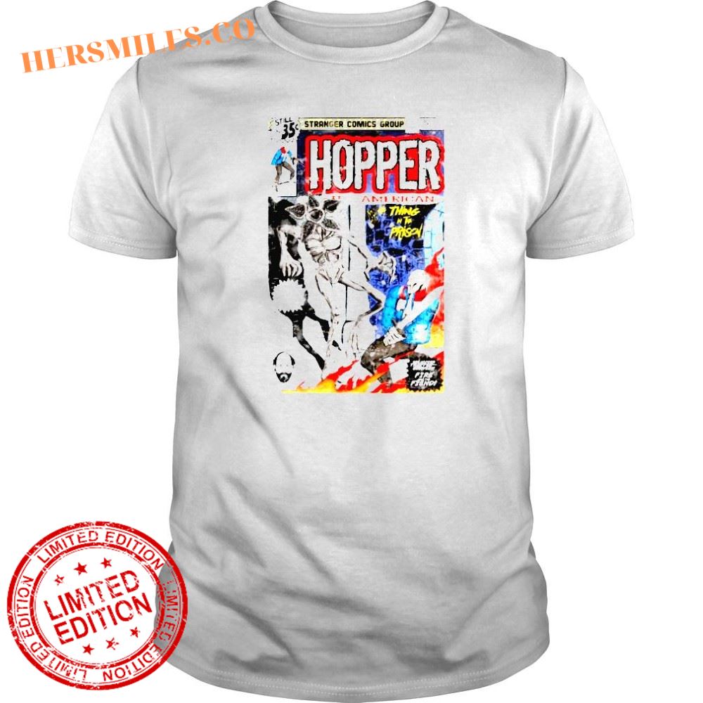 Hopper the American Stranger Comics shirt