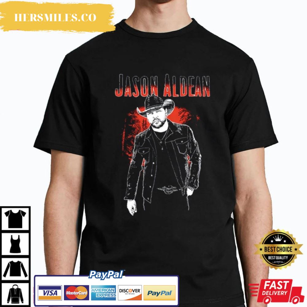 Jason Aldean Rock N Roll Cowboy Music Tour 2022 T-Shirt