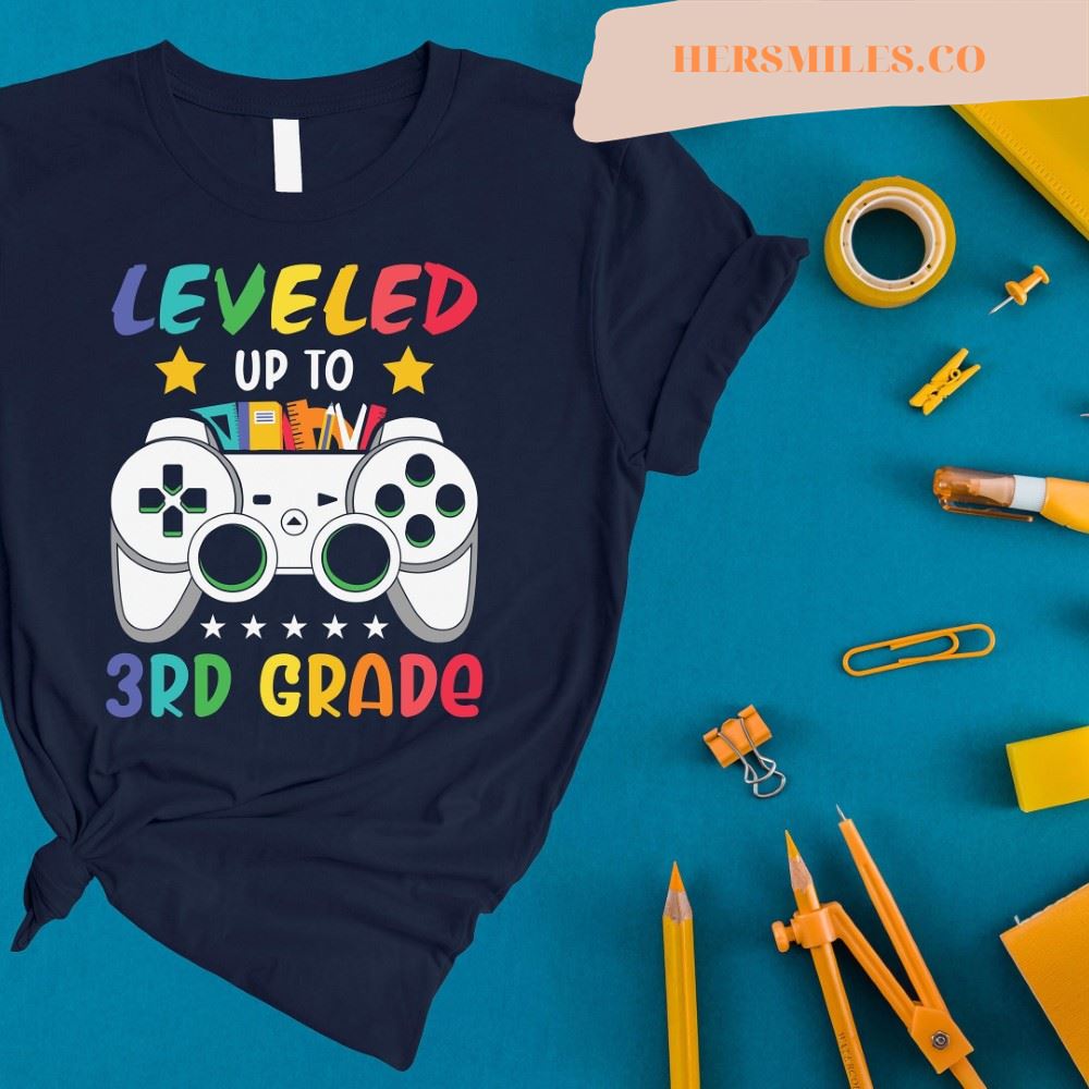 Leveled Up To 3rd Grade Shirt