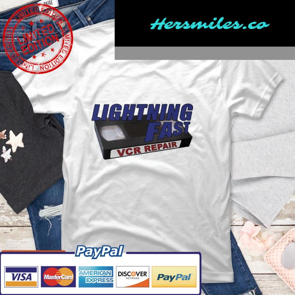 Lightning Fast VCR Repair T-Shirt