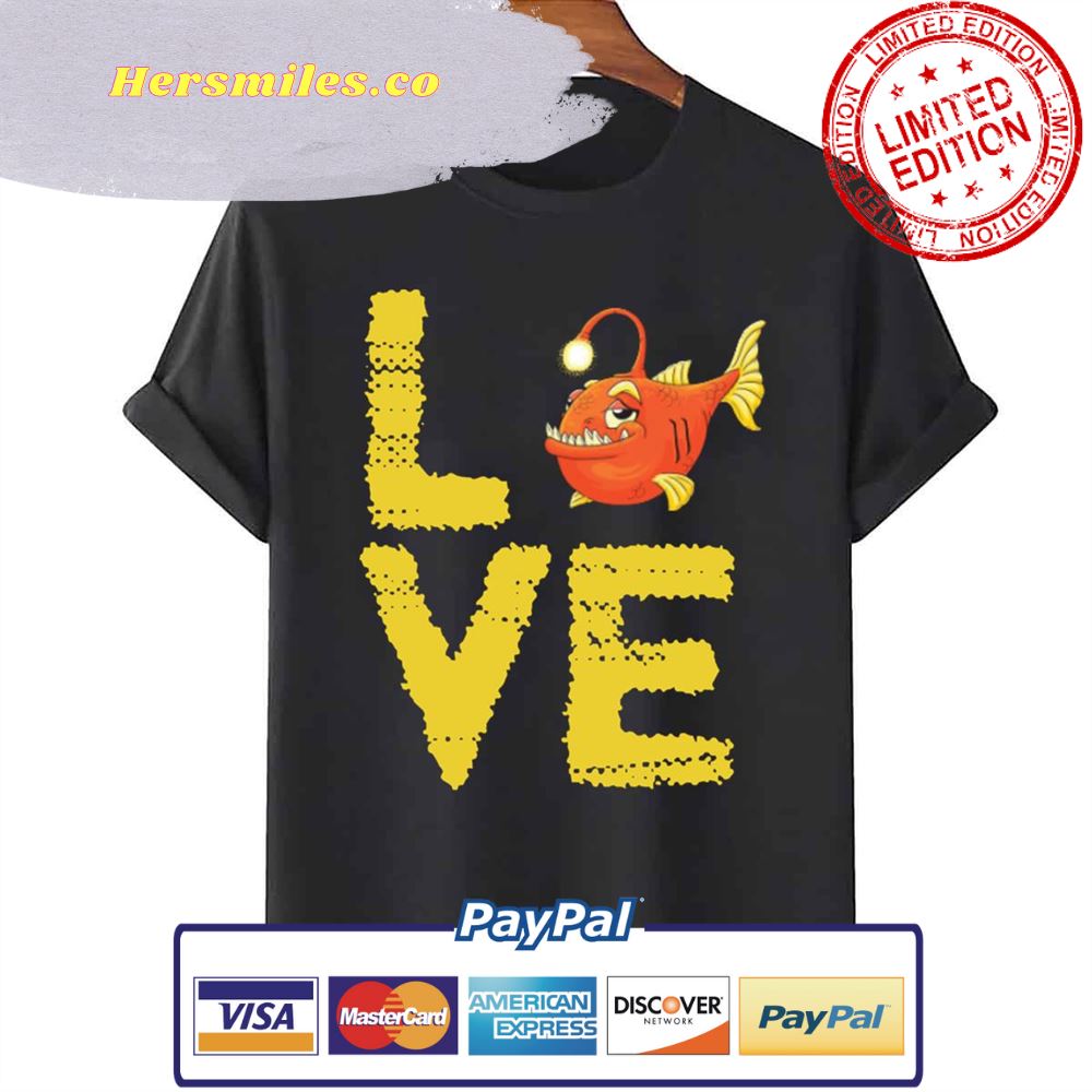 LOVE Anglerfish Light Darkness Unisex T-Shirt
