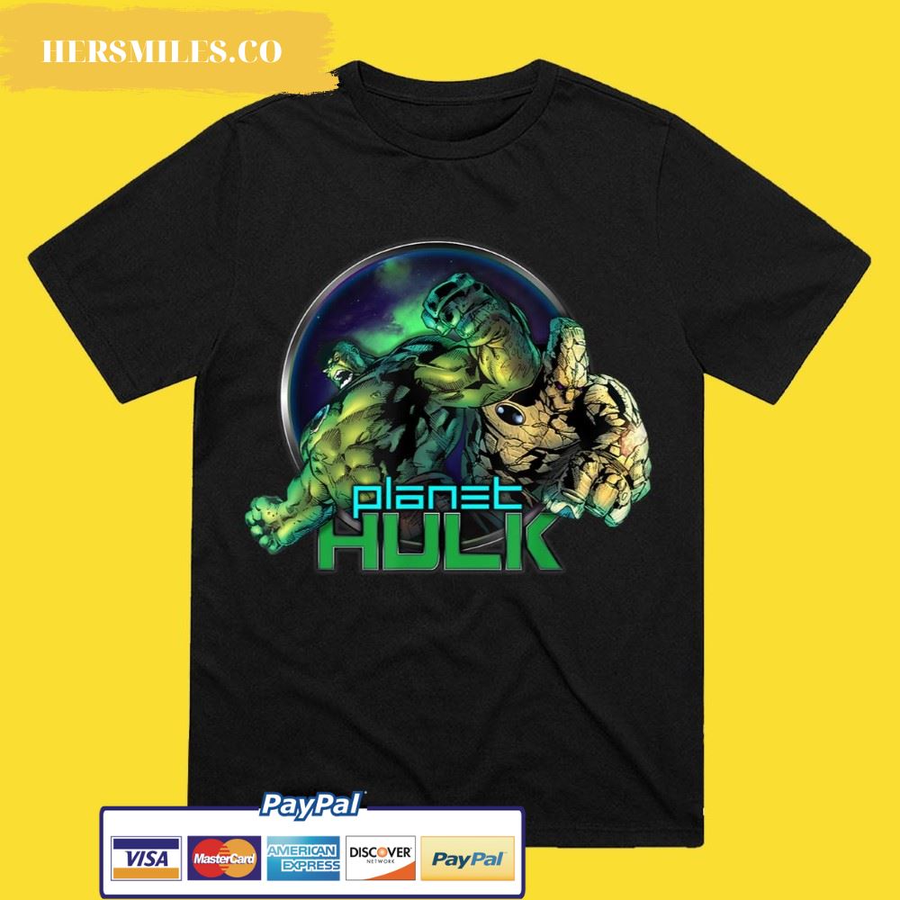Marvel Planet Hulk & Korg The Dynamic Duo Graphic T-Shirt
