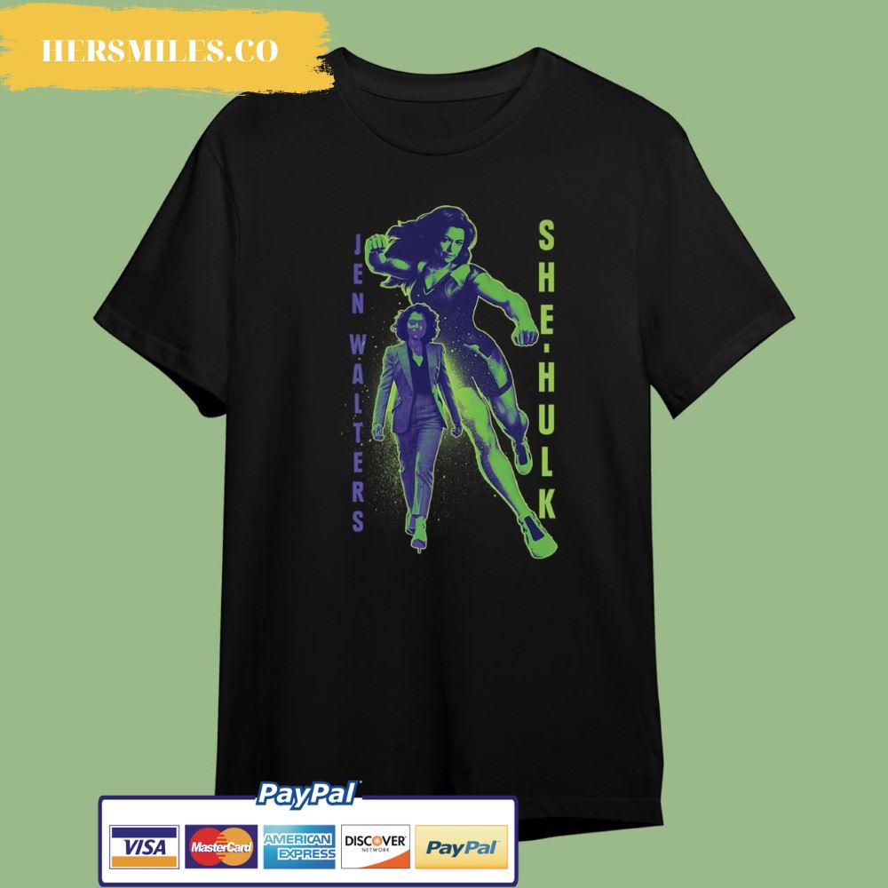 Marvel She-Hulk Attorney At Law Jennifer Walters Overspray T-Shirt