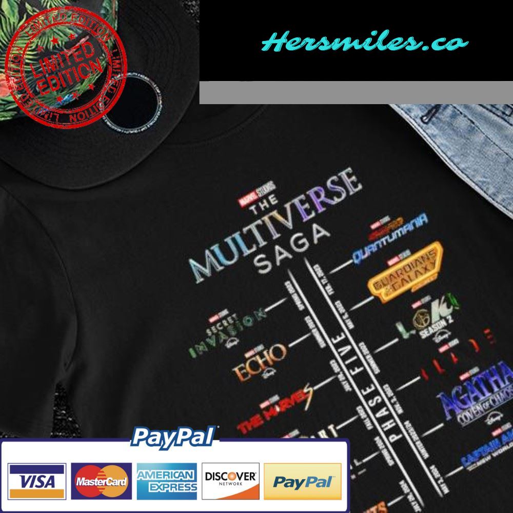 Marvel Studios The Multiverse Saga all movies 2023 – 2024 shirt