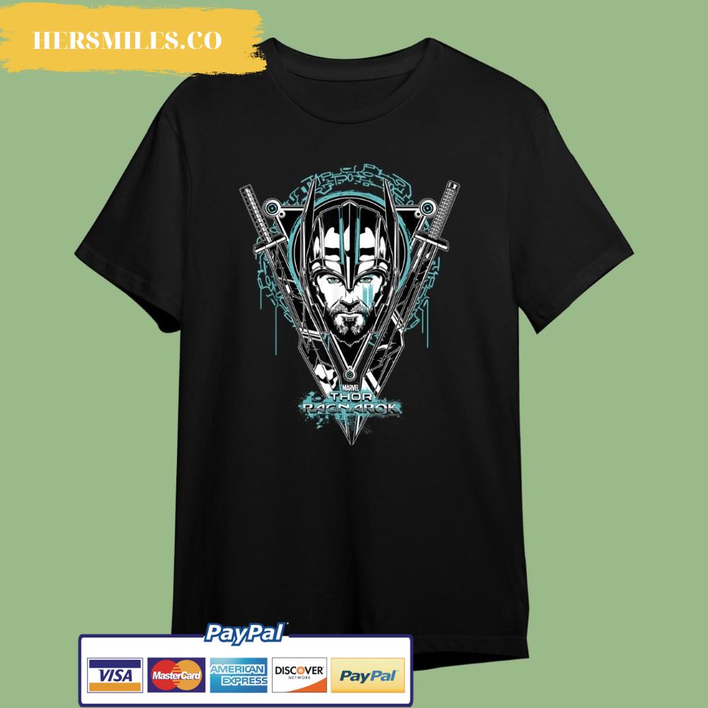 Marvel Thor Ragnarok God of Thunder Sword Crest T-Shirt