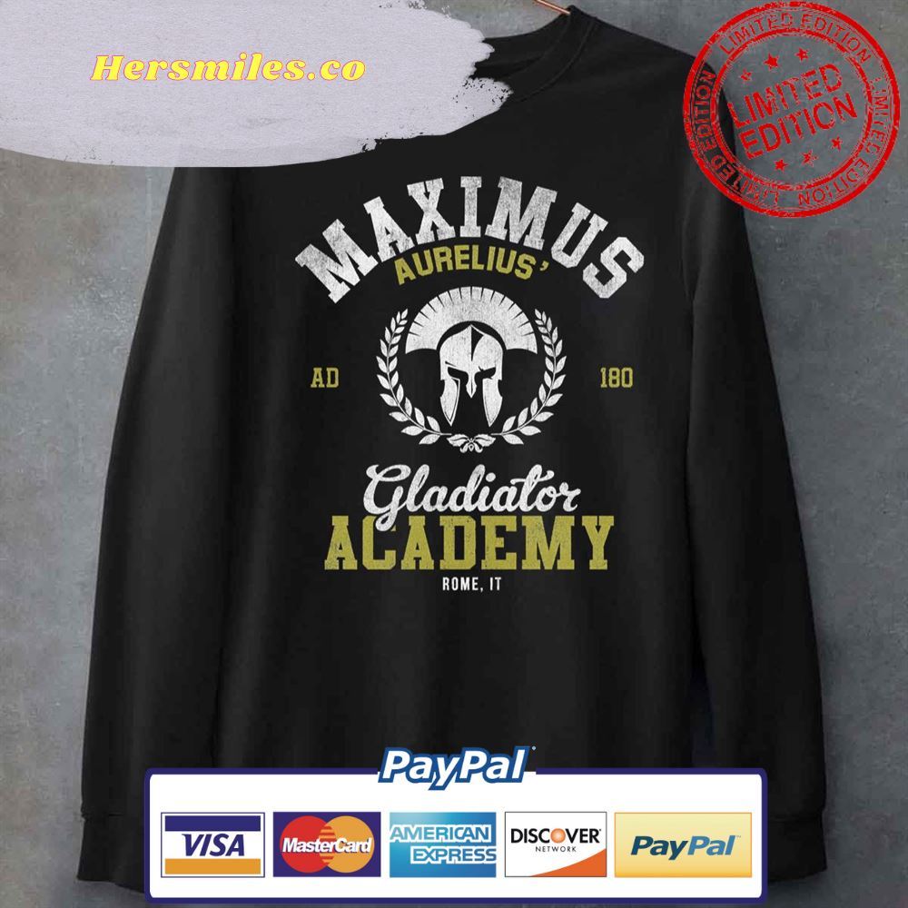 Maximus Aurelius Gladiator Academy Unisex Sweatshirt