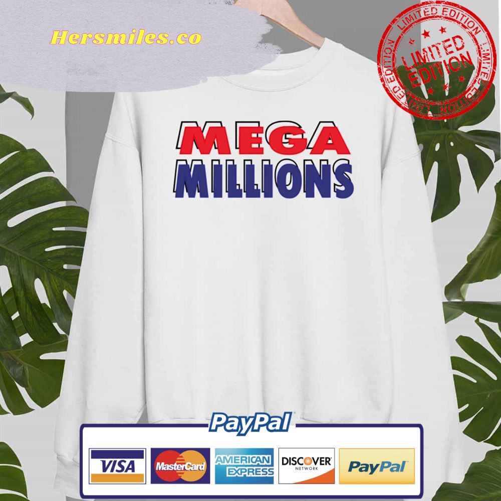 Mega Millions Lottery Blue Red Logo Unisex Sweatshirt