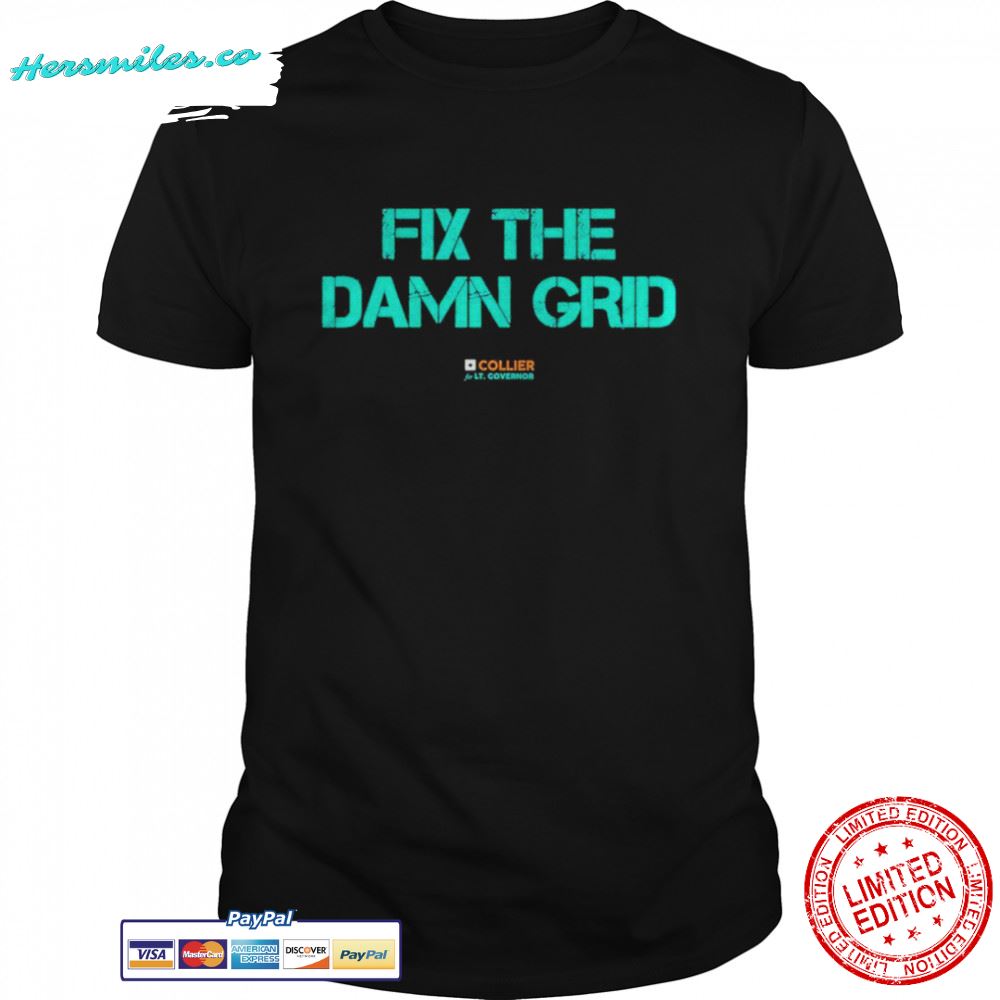 Men Fix The Damn Grid Shirt