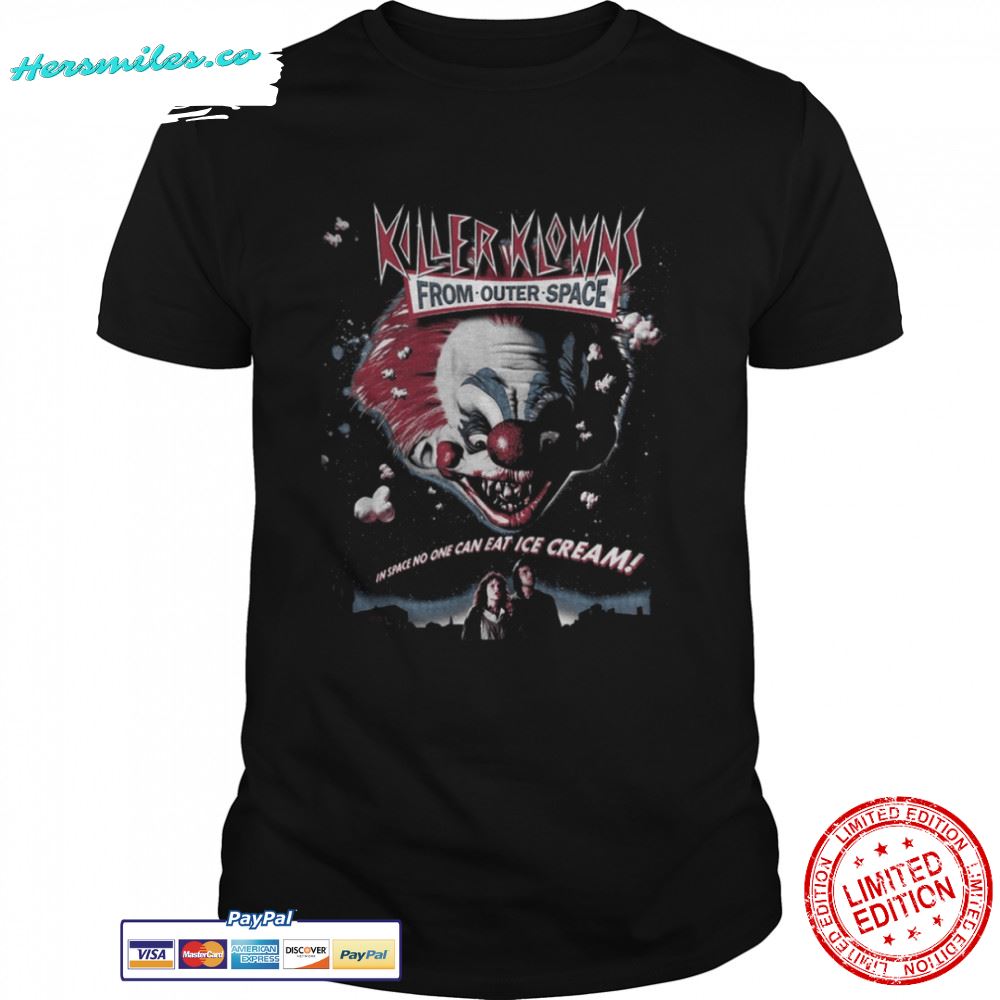 Movie Poster Killer Klowns From Outer Space 80s 90s Horror shirt