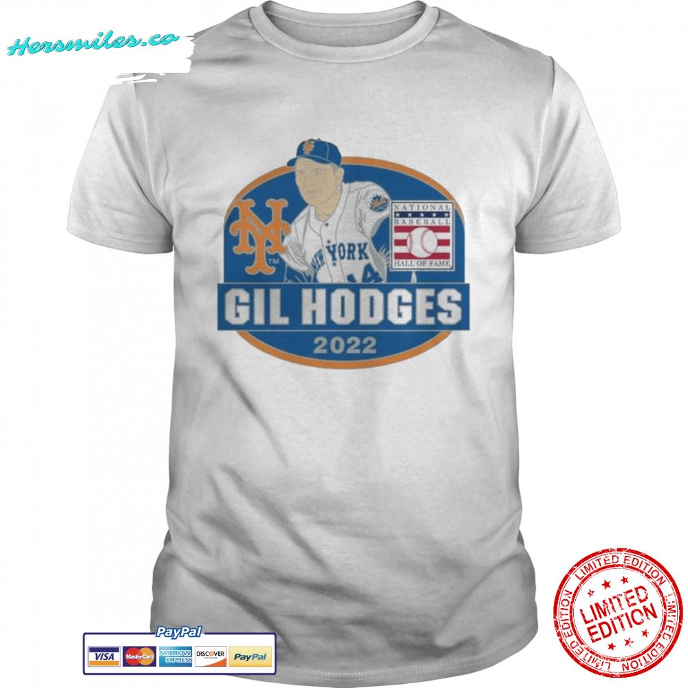 National Baseball Hall Of Fame Gil Hodges New York Mets 2022 Shirt