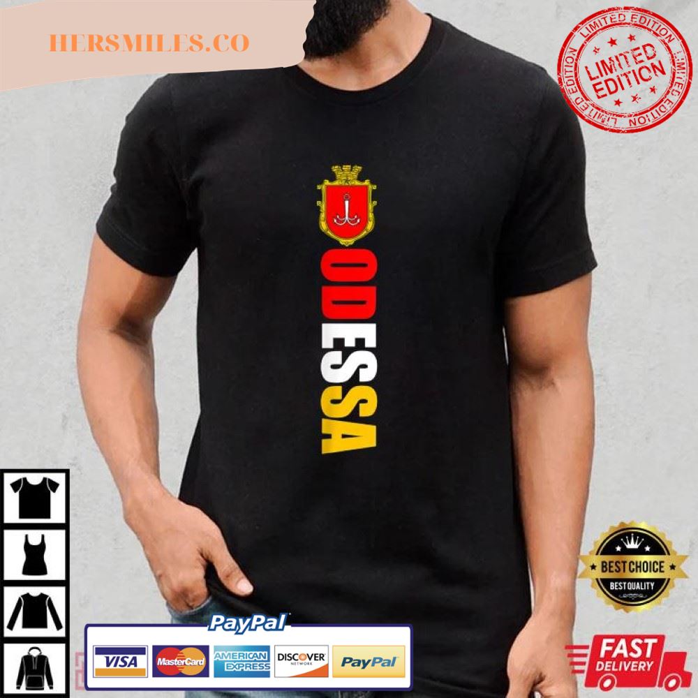 Odessa Ukraine Souvenirs Flag of Odesa Gift T-Shirt