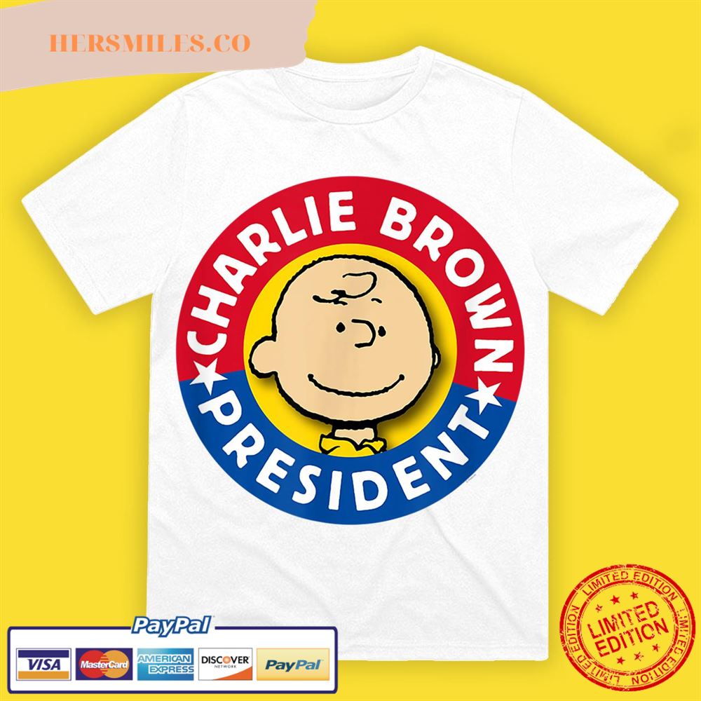 Peanuts Charlie Brown for President T-Shirt