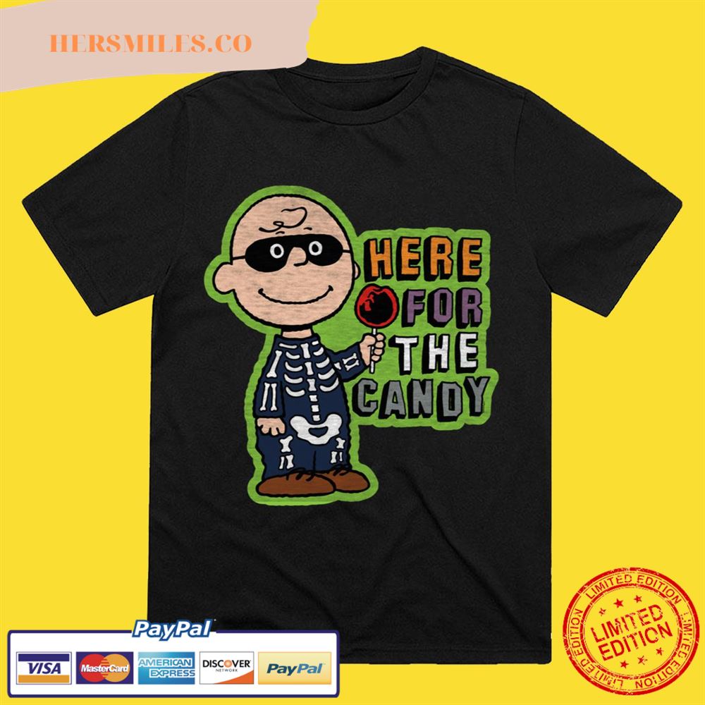 Peanuts Charlie Brown Here for the Candy T-Shirt