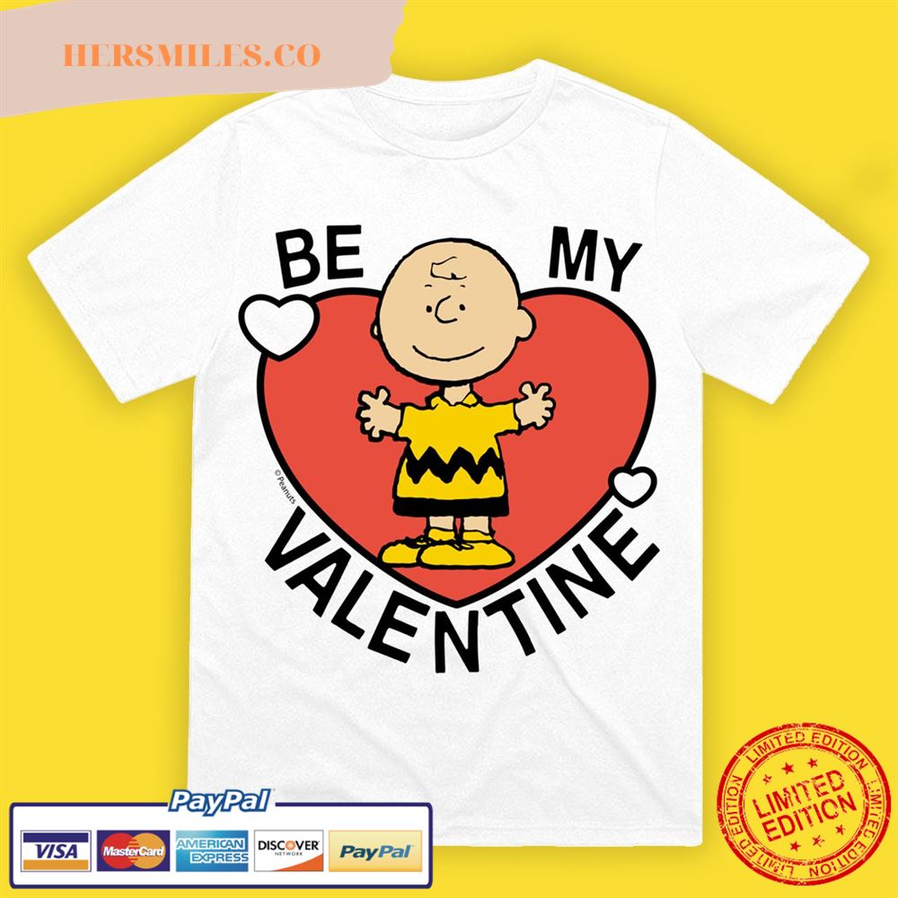 Peanuts Valentine Charlie Brown Heart Shirt