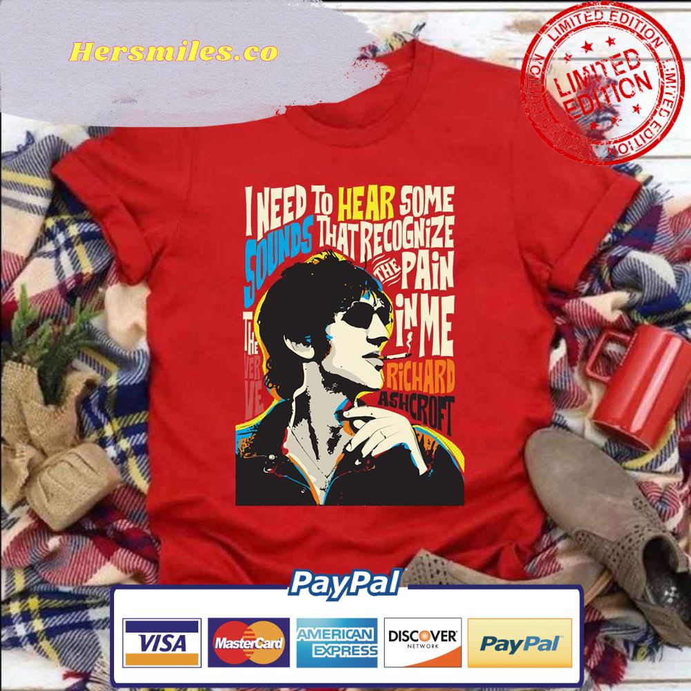 Richard Ashcroft The Verve Pop Art Quote Unisex T-Shirt