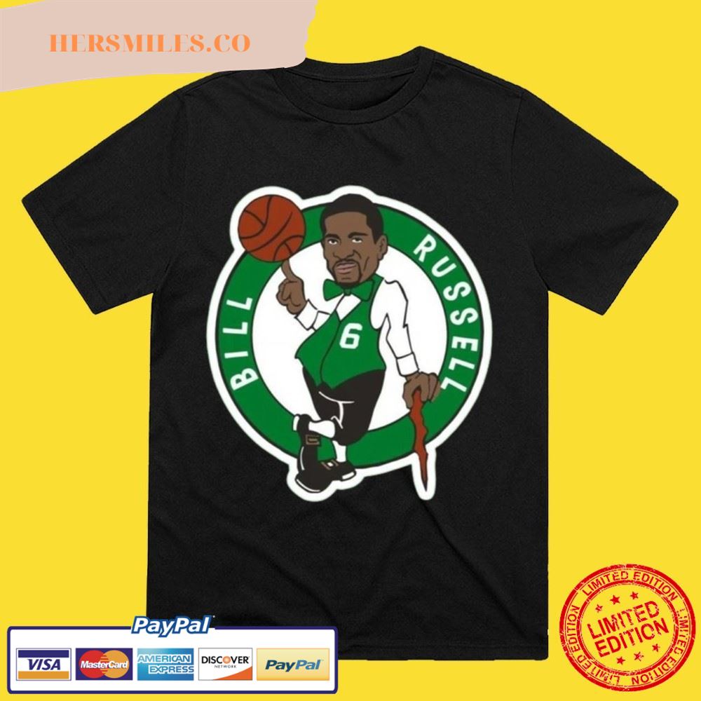 RIP Bill Russell T-Shirt Rest In Peace  Boston Celtics Team