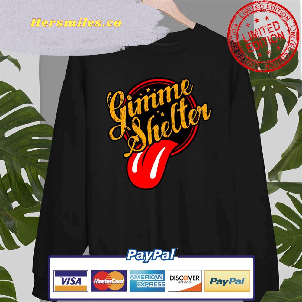 Rolling StoneS Gimme Shelter Graphic Unisex Sweatshirt