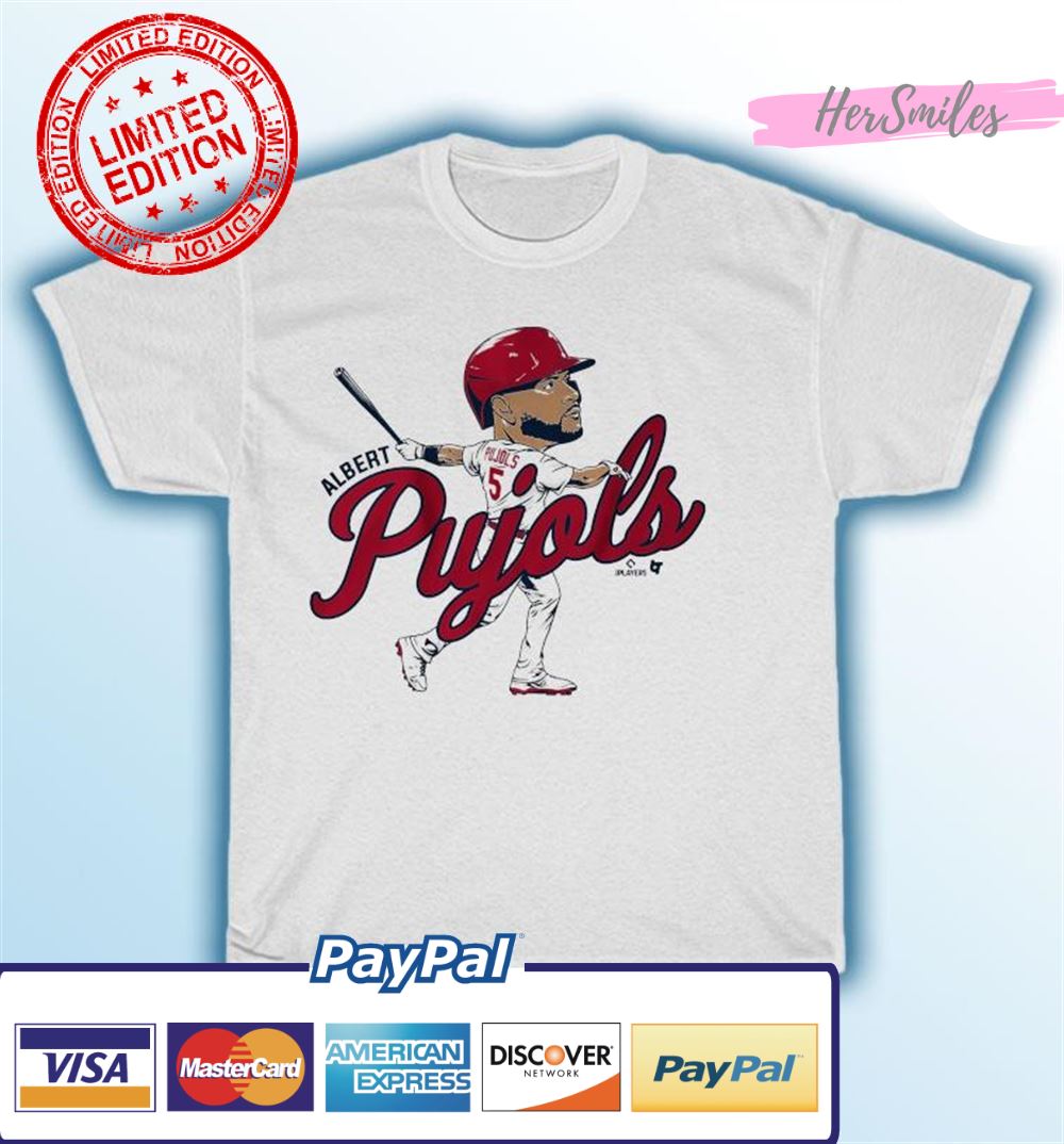 St Louis Cardinals Albert Pujols Caricature Shirt St Louis Cardinals Albert Pujols Caricature Shirt