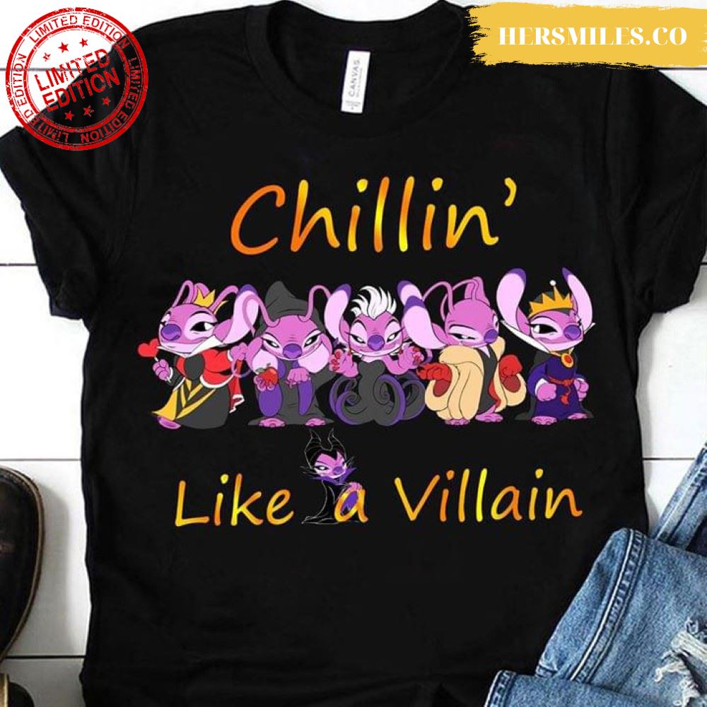 Stitch Chillin’ Like A Villain (New Version) T-Shirt