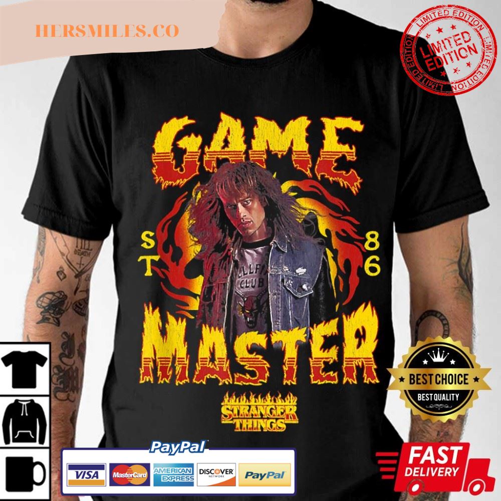 Stranger Things 4 Eddie Munson Game Master 86 Best T-Shirt