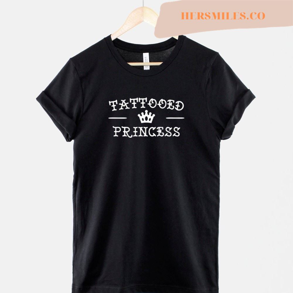 Tattooed Princess TShirt – Tattoo Goth Girl T-Shirt