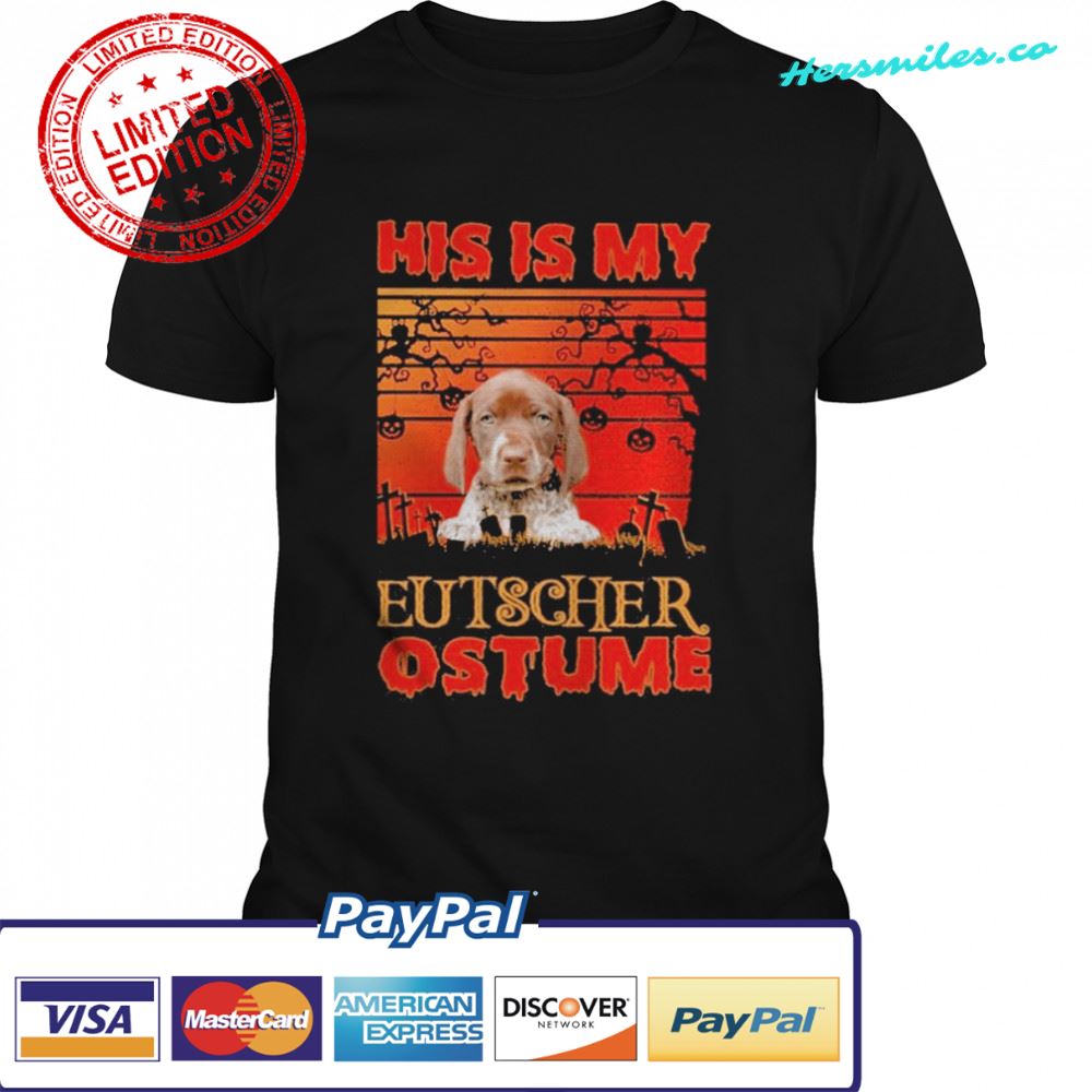 This is my German Shorthaired Pointer Costume vintage Halloween shirt