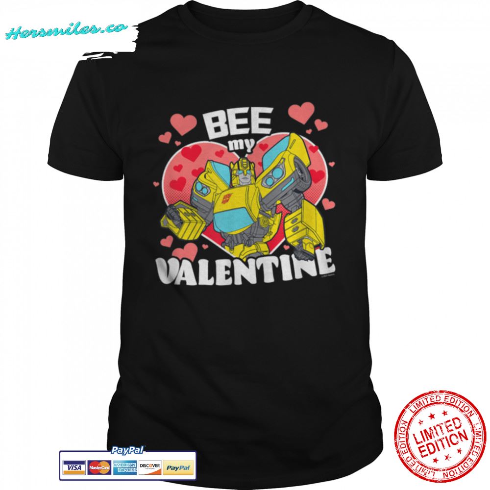 Transformers Valentine&#8217s Day Bumblebee Valentine Hearts T-Shirt