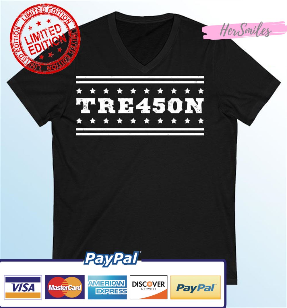 TRE45ON Anti Trump treason T-Shirt