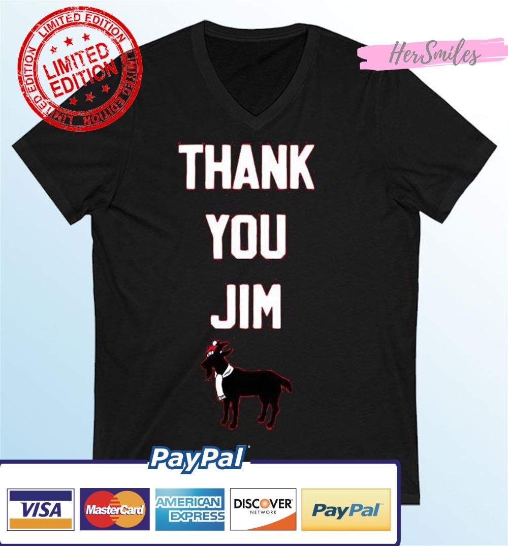 Tressel Youngstown State Penguins Thank you Jim Goat shirt