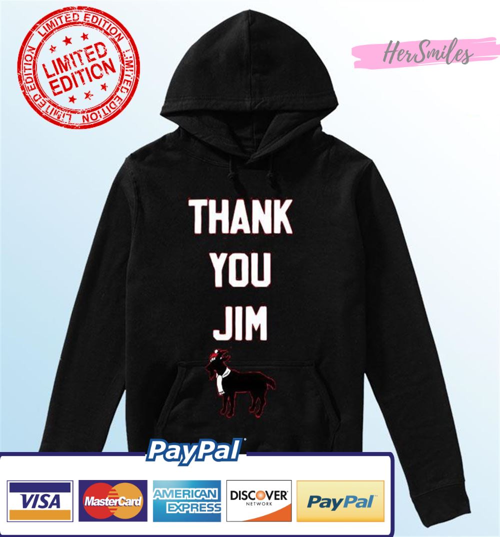 Tressel Youngstown State Penguins Thank you Jim Goat shirt