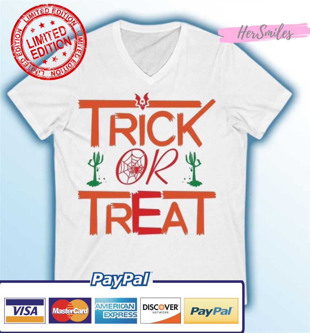 Trick Or Treat Funny Halloween Spooky Halloween Shirt