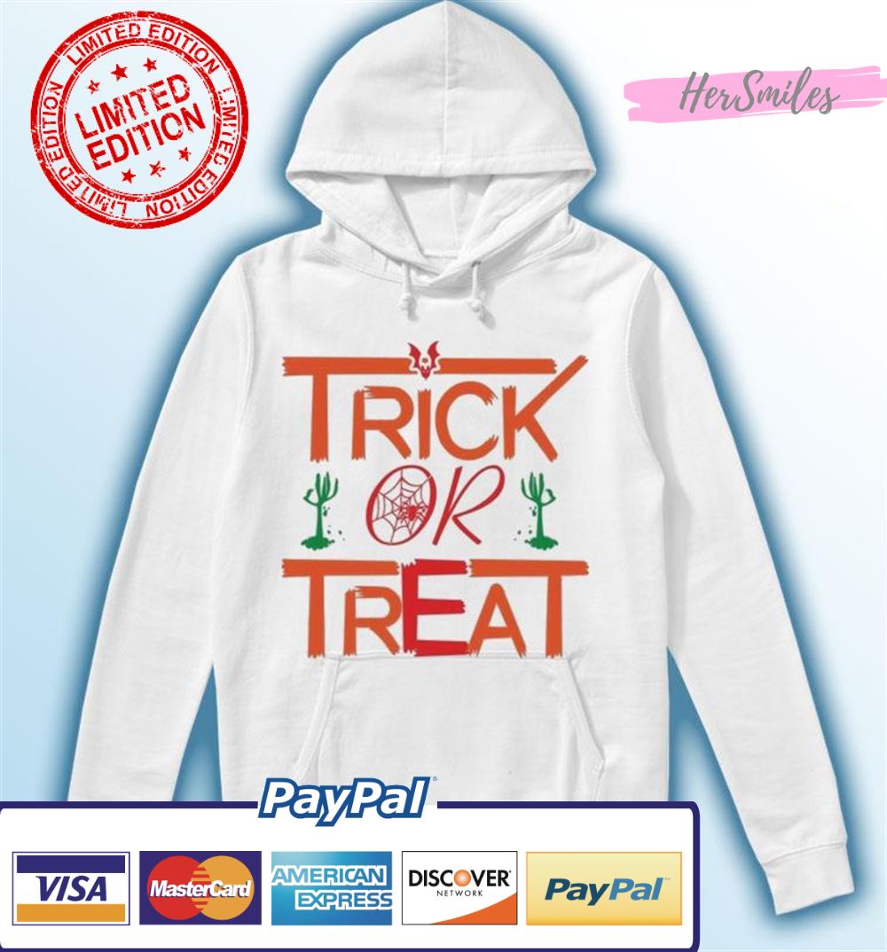 Trick Or Treat Funny Halloween Spooky Halloween Shirt