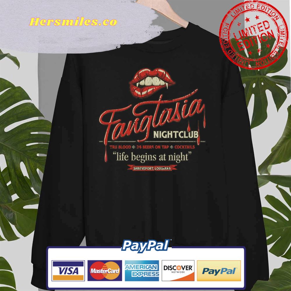 True Blood Fangtasia Nightclub Vintage Unisex Sweatshirt
