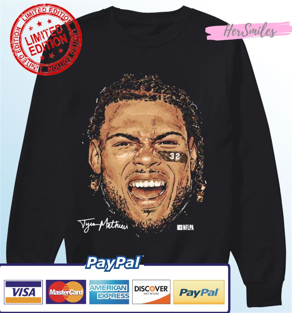 Tyrann Mathieu New Orleans Football Portrait Signature shirt Tyrann Mathieu New Orleans Football Portrait Signature shirt