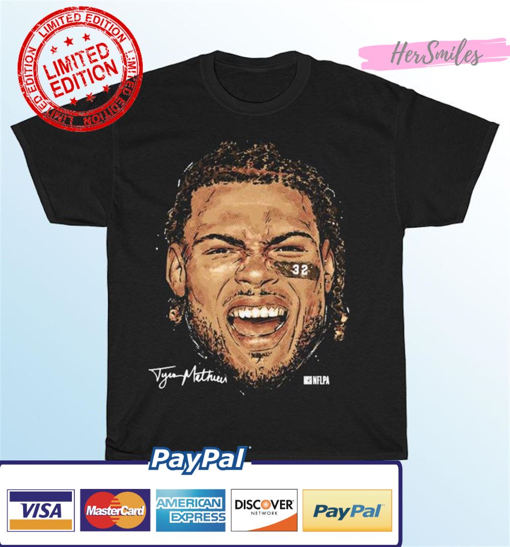 Tyrann Mathieu New Orleans Football Portrait Signature shirt Tyrann Mathieu New Orleans Football Portrait Signature shirt