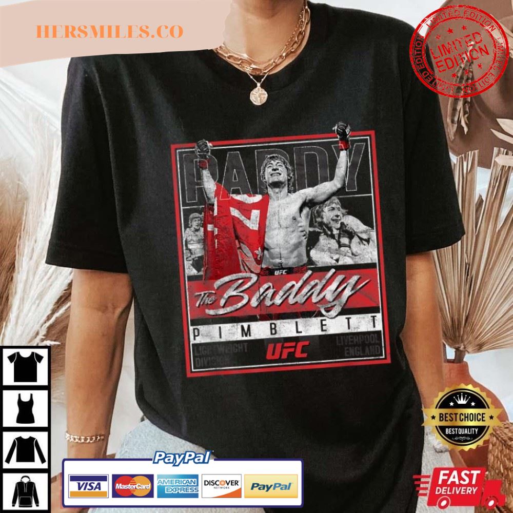 UFC Paddy The Baddy Pimblett T-Shirt