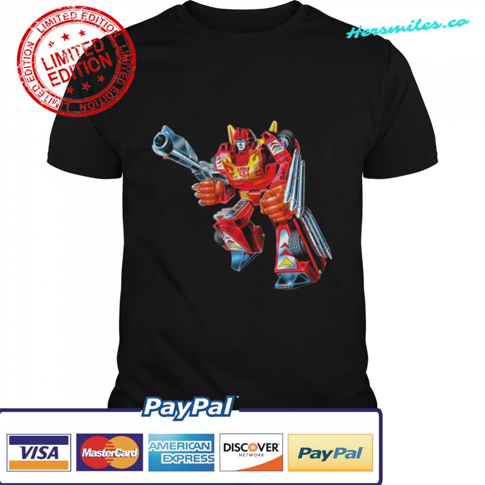 US Transformers Hot Rod G1 Box Art 01_H T-Shirt