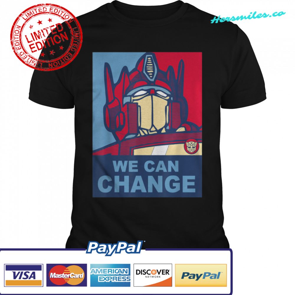 US Transformers Optimus Prime Propaganda Obama 01_H T-Shirt