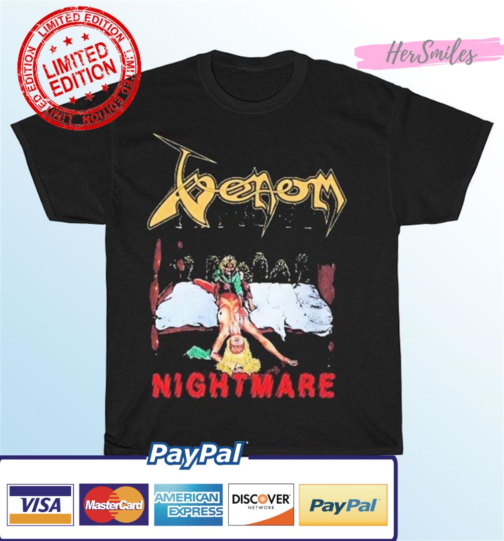 Venom Nightmare Cover with Lyrics Shirt Venom Nightmare Cover with Lyrics Shirt