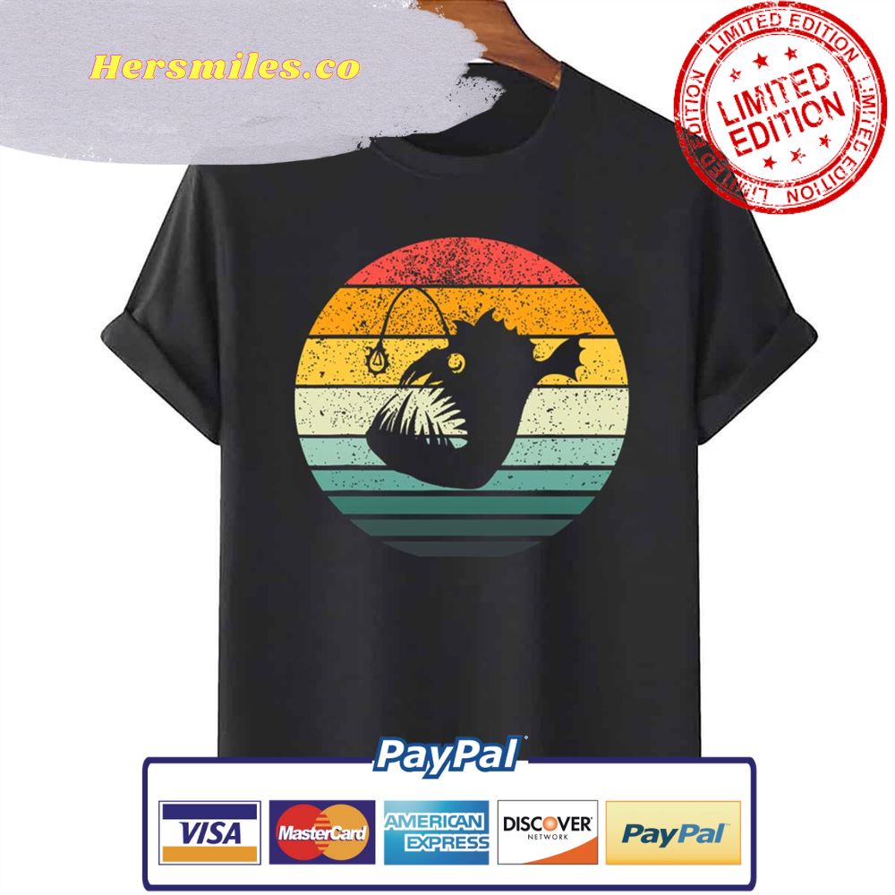 Vintage Anglerfish Light Darkness Unisex T-Shirt